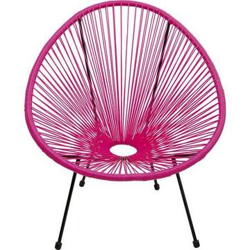 Fauteuil Acapulco rose