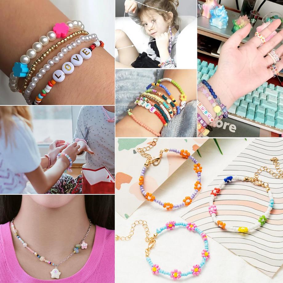 Activity-board  Perlen für Armbänder selbst herstellen 