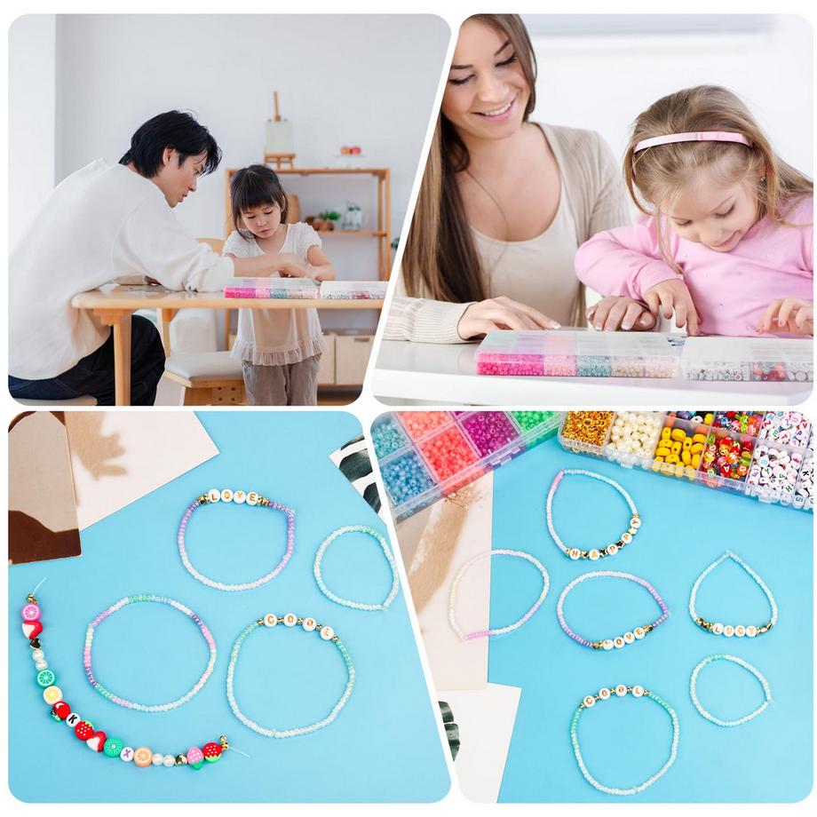 Activity-board  Perlen für Armbänder selbst herstellen 