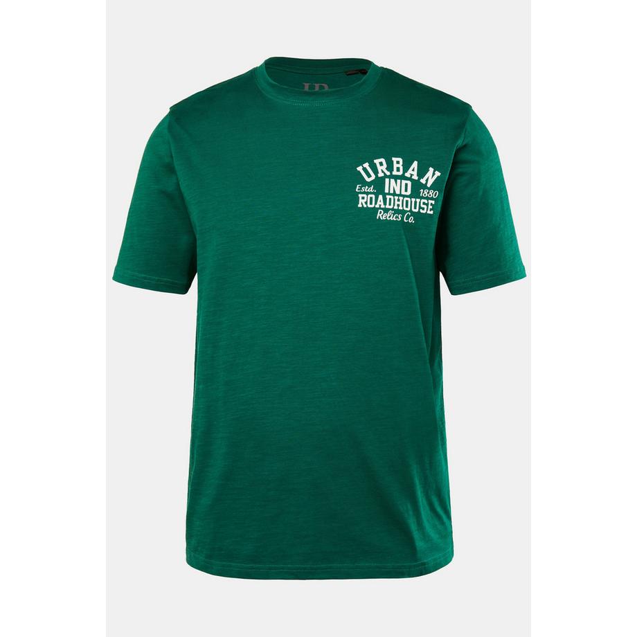 JP1880 T-Shirt Manica Corta Jersey Fiammato Stampa sul Petto  