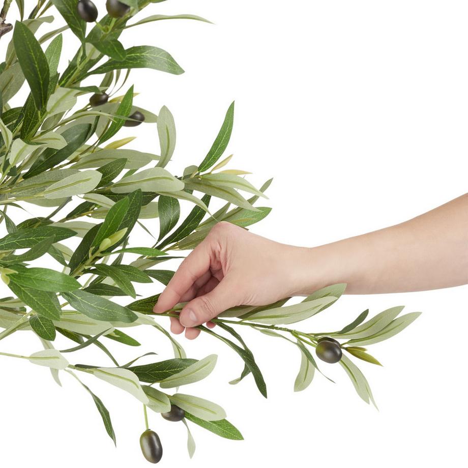 Tectake Albero di ulivo artificiale Oleand Diverse misure  
