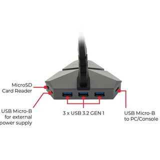 Surefire Gaming  AXIS 5000 Mbit/s Nero, Grigio 