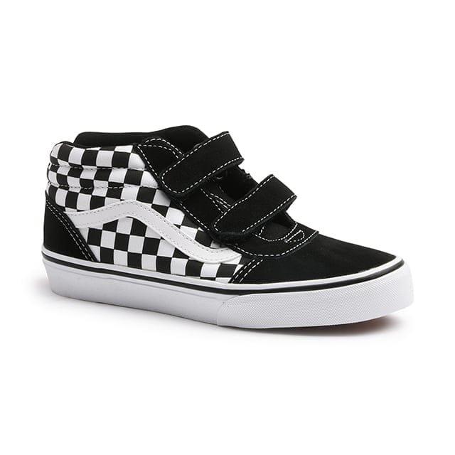 Image of Ward Mid V Checker-28 Unisex Schwarz 28
