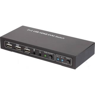 SpeaKa Professional  2×1 HDMI KVM Switch mit USB 