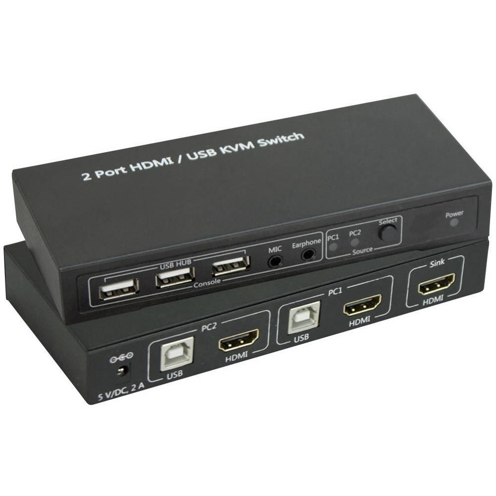 Image of 2×1 HDMI KVM Switch mit USB