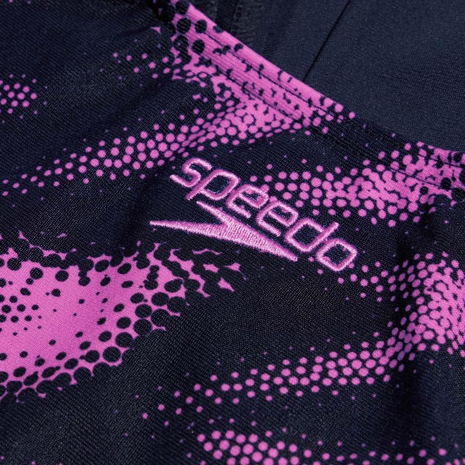 speedo Hyper Boom Placement Badeanzug Halboffener Rücken  