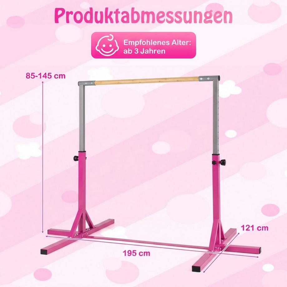 Northix  Barra da ginnastica regolabile per bambini 