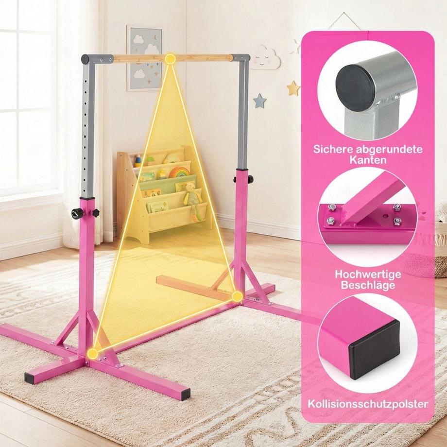 Northix  Barra da ginnastica regolabile per bambini 