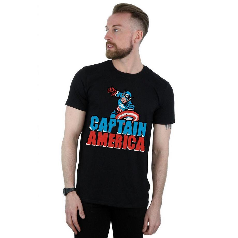 MARVEL Captain America T-Shirt Pixelisé  