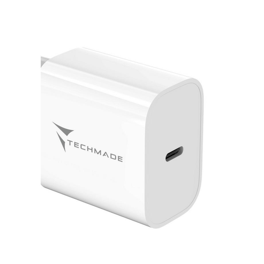Techmade  Chargeur  20W avec un Pt de Stie USBC 