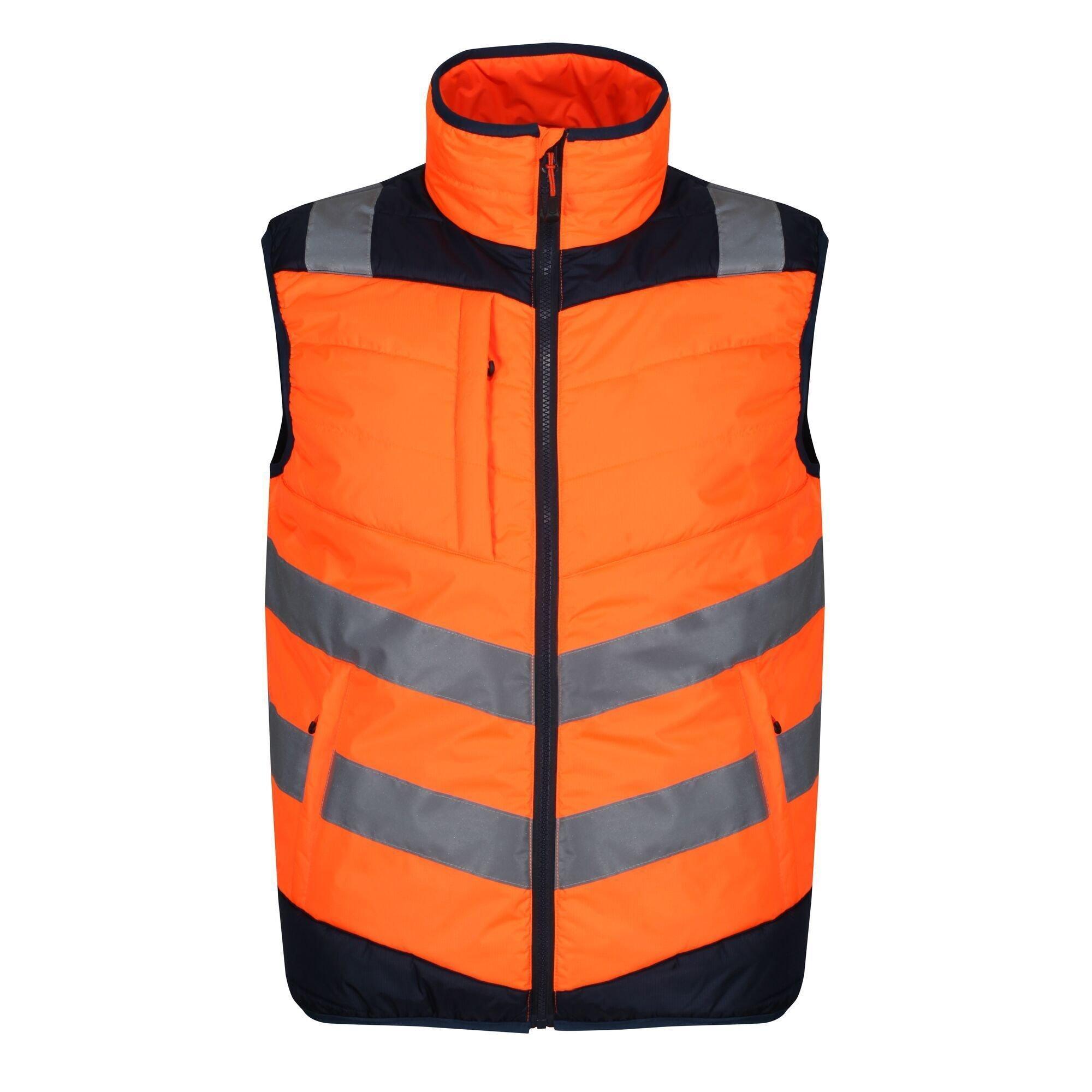 Image of Weste Hohe Sichtbarkeit Unisex Orange M