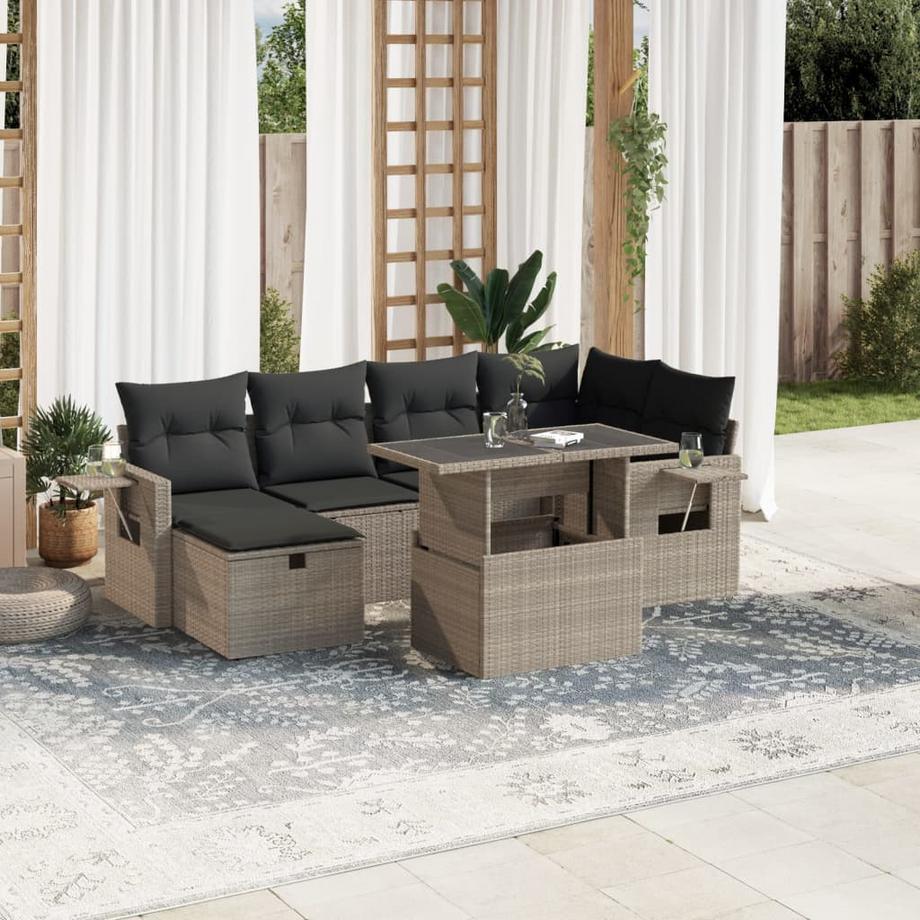VidaXL Garten sofagarnitur poly-rattan  