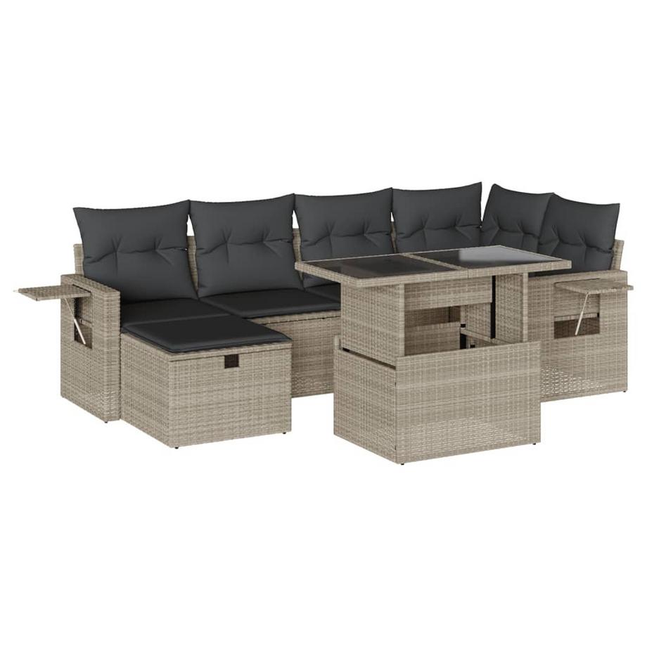 Garten sofagarnitur poly-rattan