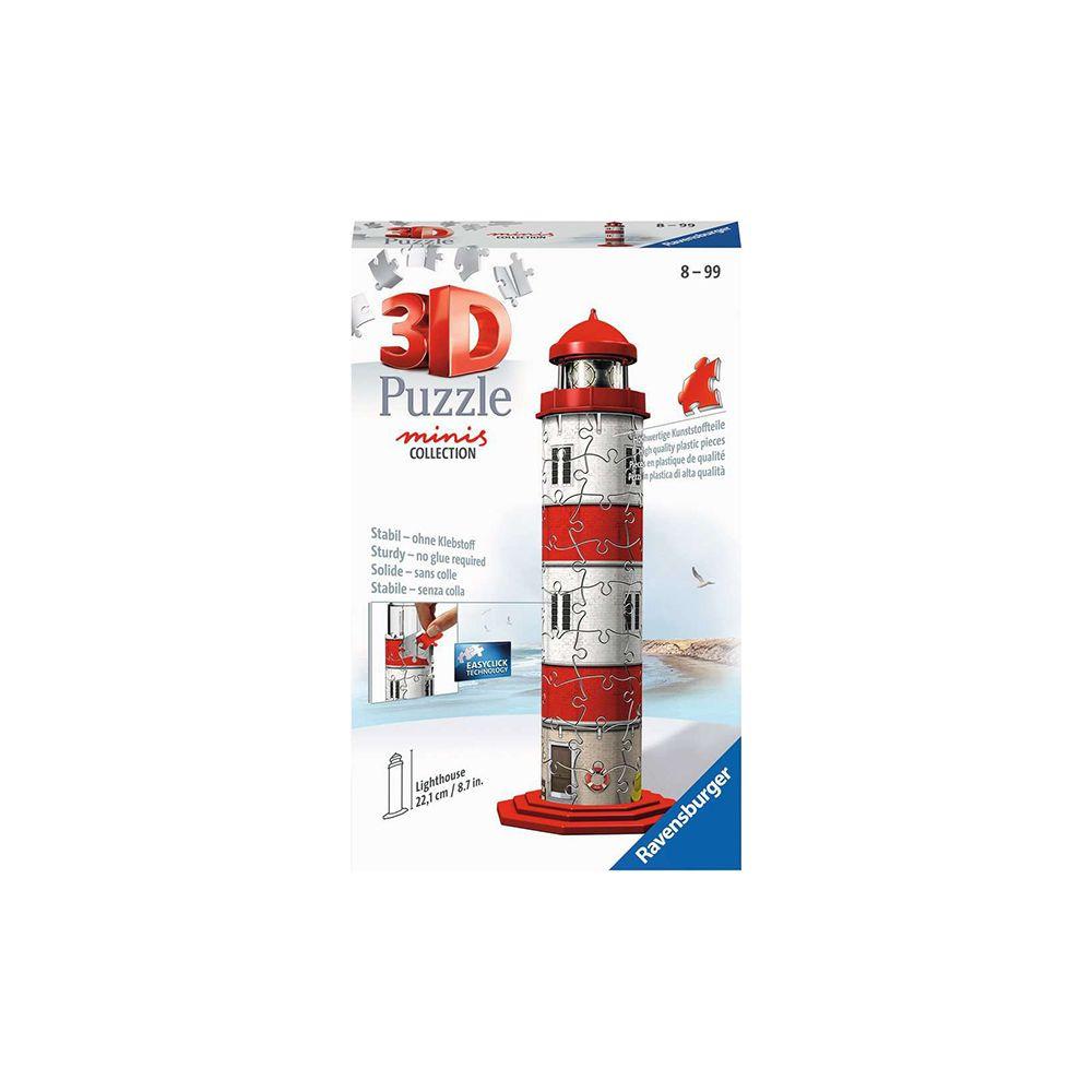 Image of 3D Puzzle 11273 - Mini Leuchtturm - Miniatur Bausatz zum Puzzeln in 3D - ab 8 Jahren