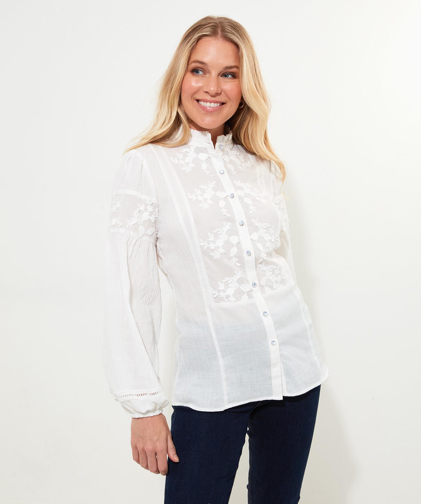 Joe Browns  Bluse mit Broderie-Stickerei 