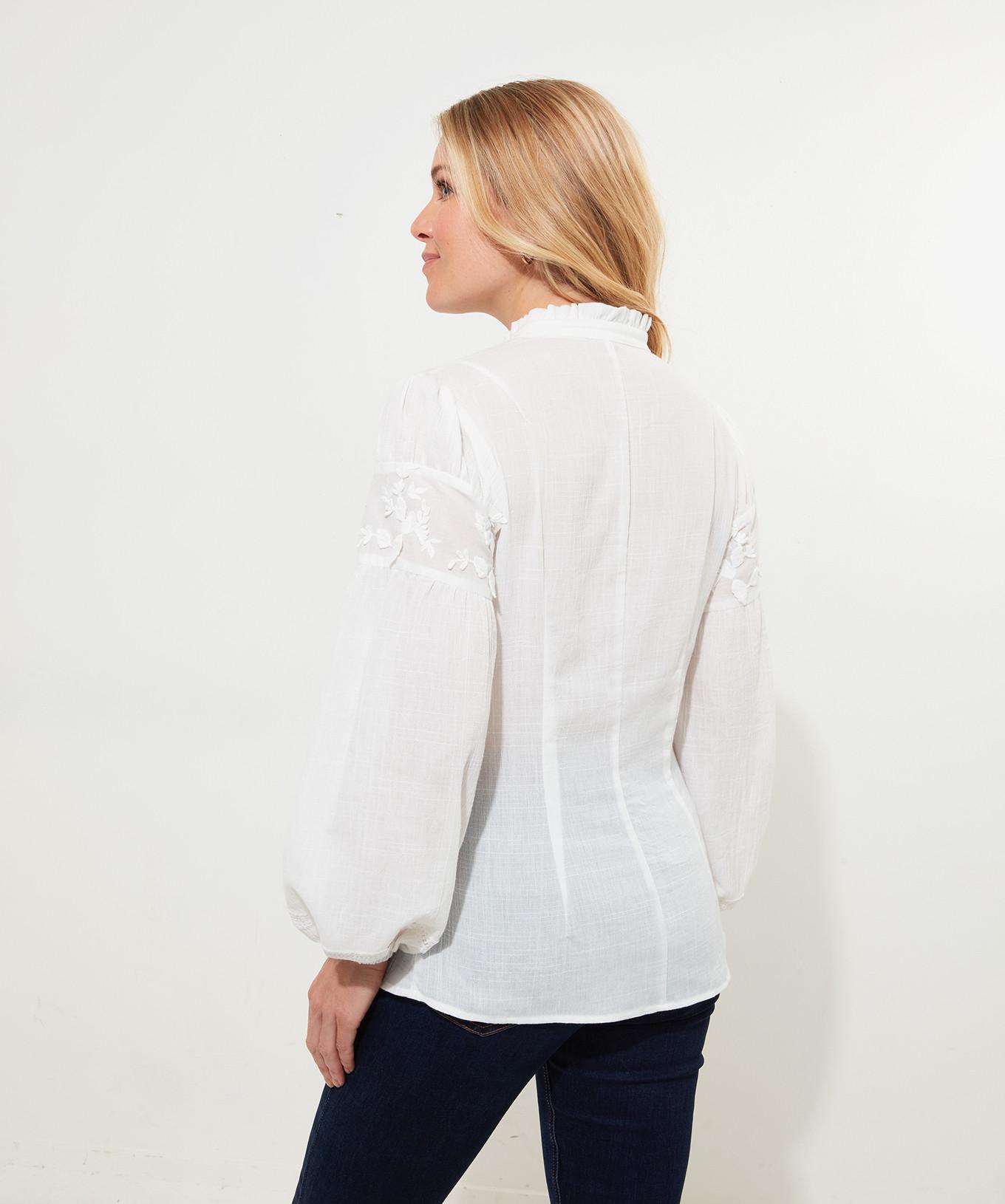 Joe Browns  Bluse mit Broderie-Stickerei 