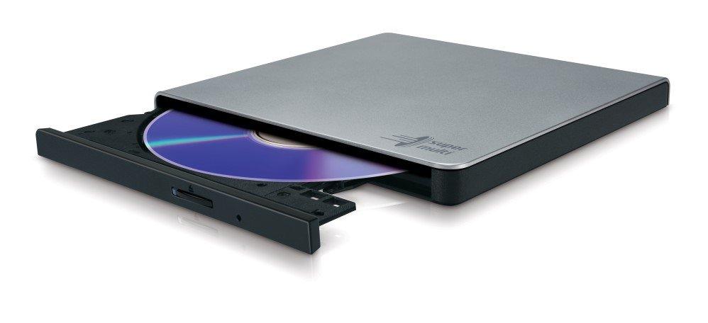 Hitachi-LG data Stor  Slim Portable DVD-Writer lettore di disco ottico DVD±RW Argento 