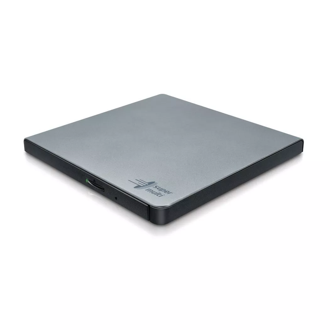 Hitachi-LG data Stor - Slim Portable DVD-Brenner, Silber