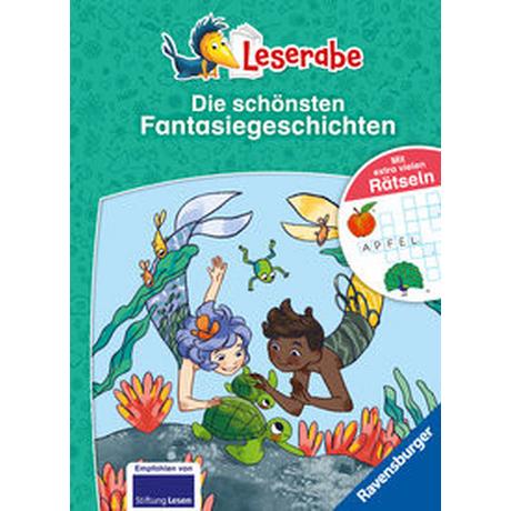 Die schönsten Fantasiegeschichten mit extra vielen Rätseln - Leserabe ab 1. Klasse - Erstlesebuch für Kinder ab 6 Jahren Reider, Katja; Brenner, Lisa (Illustrationen); Smietanka-Combik, Elzbieta (Illustrationen) Gebundene Ausgabe 