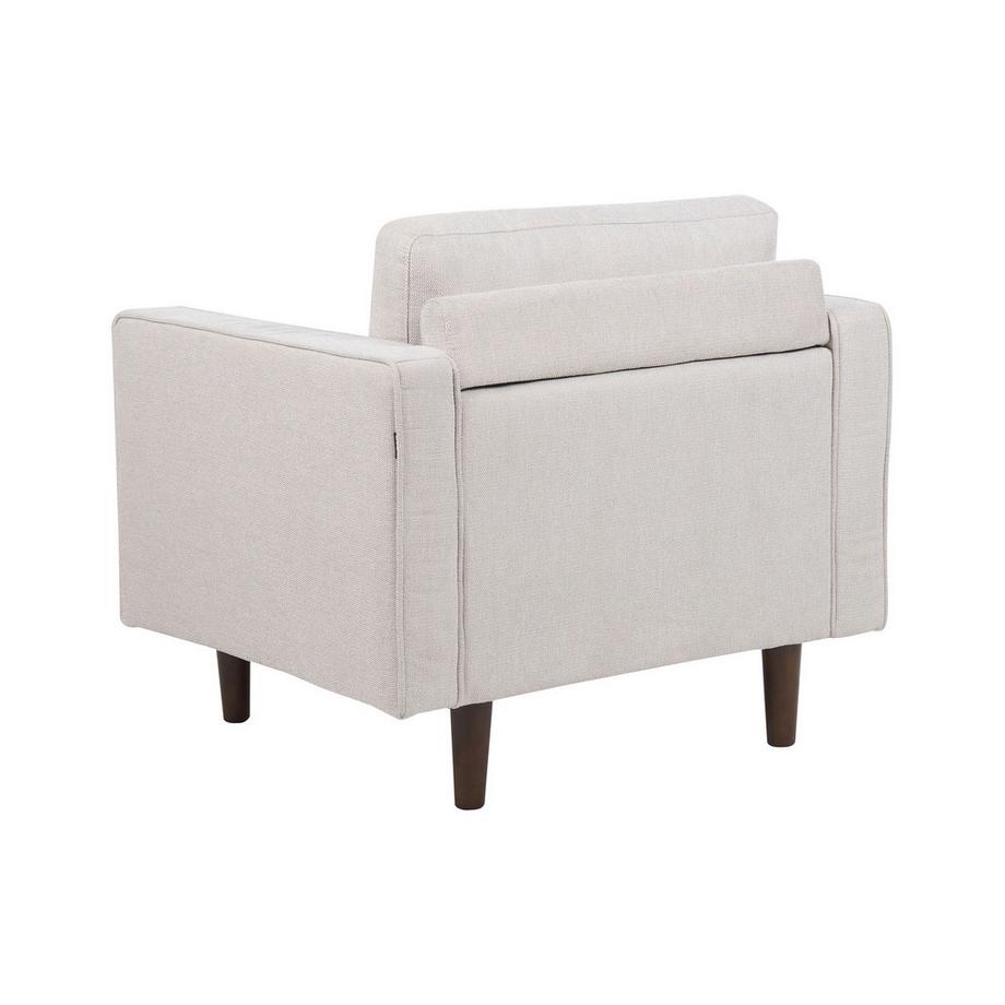 Beliani Fauteuil en Tissu Rétro NURMO  