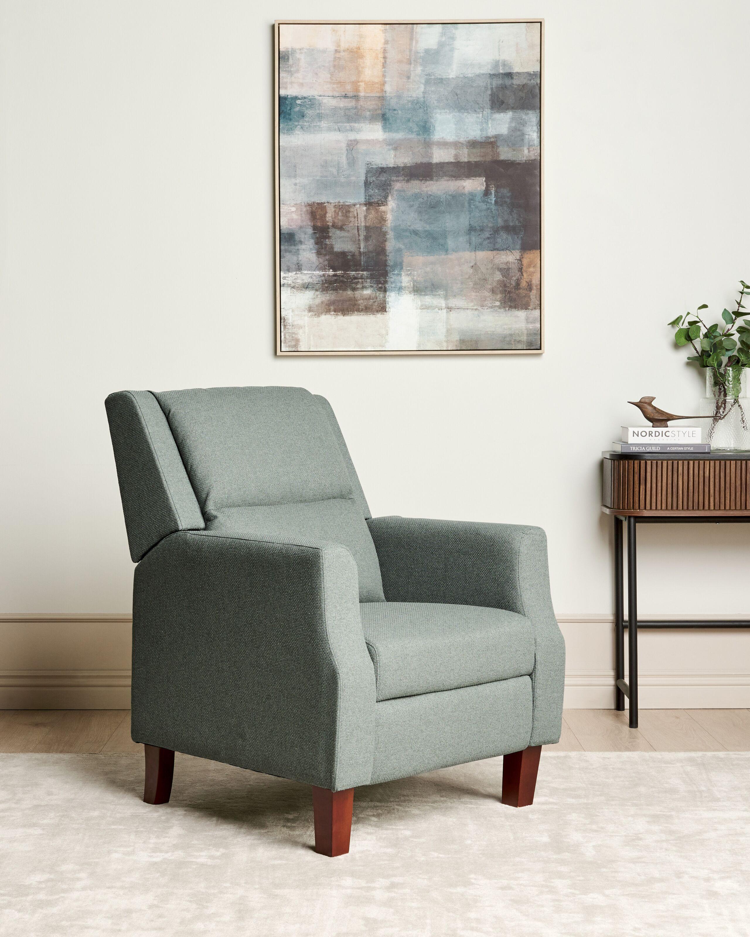 Beliani Fauteuil en Polyester Traditionnel EGERSUND  