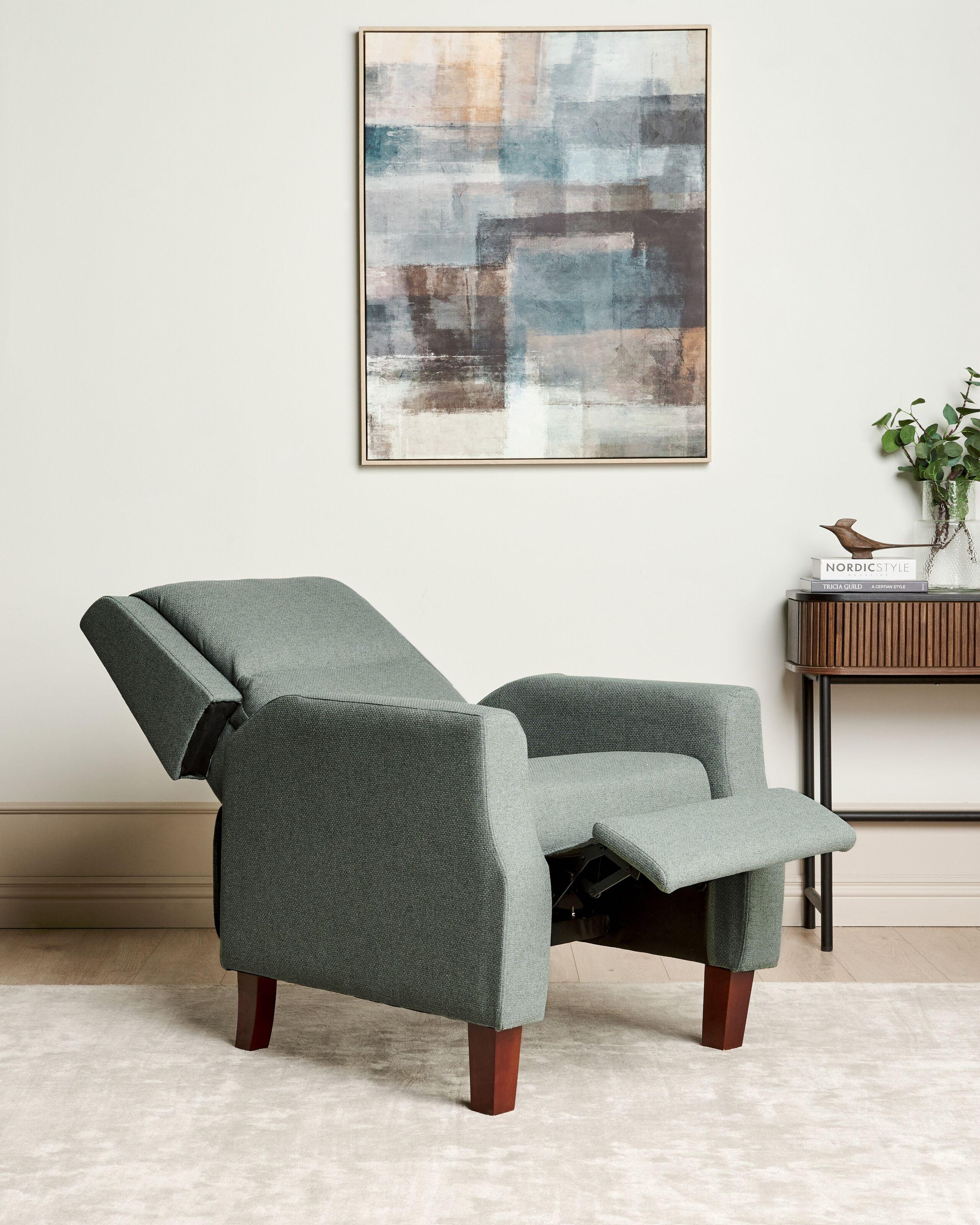 Beliani Fauteuil en Polyester Traditionnel EGERSUND  