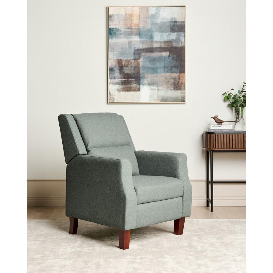 Beliani Fauteuil inclinable en Tissu Traditionnel EGERSUND  
