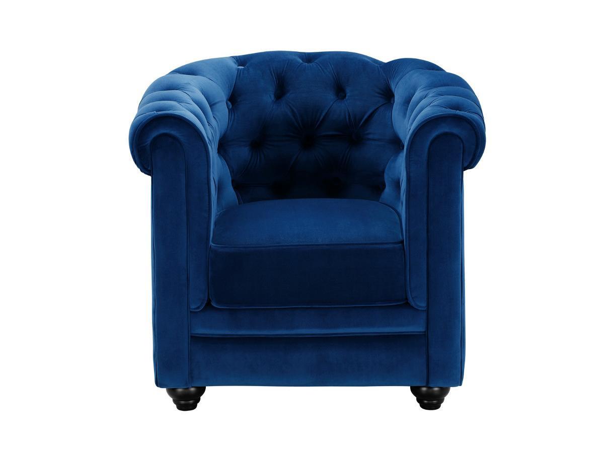 Vente-unique Sessel Samt CHESTERFIELD  