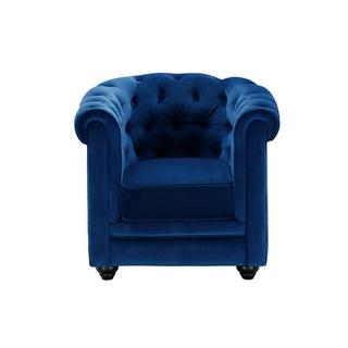 Vente-unique Sessel Samt CHESTERFIELD  