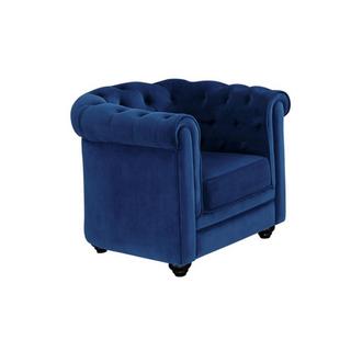 Vente-unique Sessel Samt CHESTERFIELD  