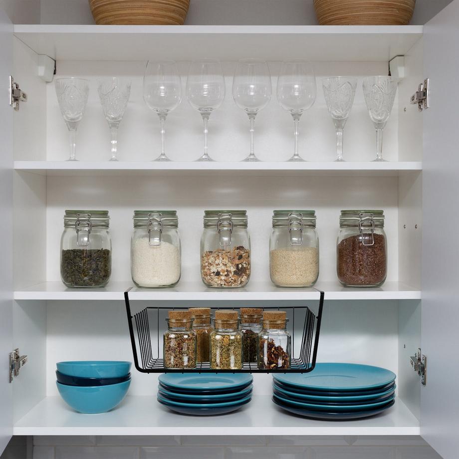 B2X Panier suspendu sous l'étagère en lot de 2  