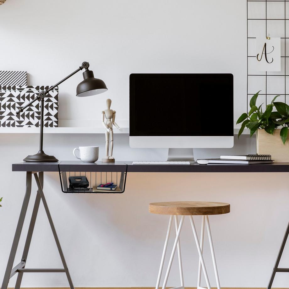 B2X Panier suspendu sous l'étagère en lot de 2  