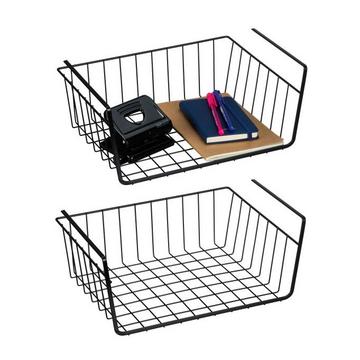 Panier suspendu sous l'étagère en lot de 2