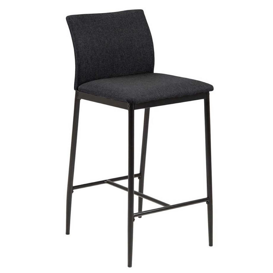 Counterstuhl Slim Sawana Stoff Grau Schwarz
