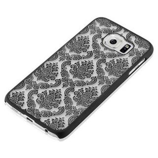 Cadorabo  Housse compatible avec Samsung Galaxy S6 - Hard Case Coque de protection au design fleur Paisley Henna contre les rayures et les chocs 