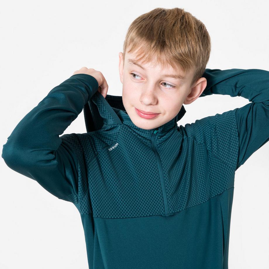 KIPRUN  Maillot de course manches longues enfant chaud 