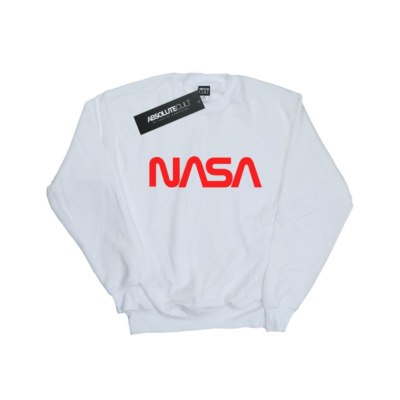 Image of Modern Logo Sweatshirt Mädchen Weiss 116