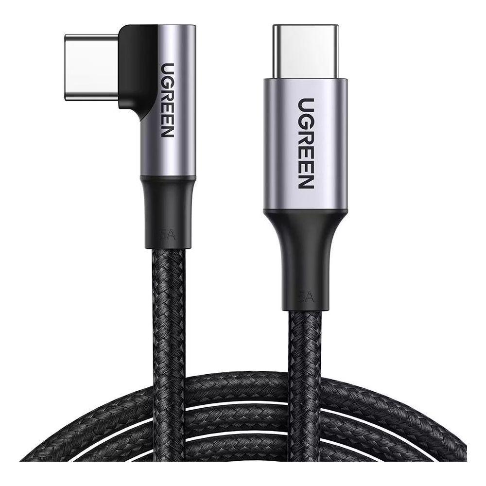 UGREEN  Câble UGREEN USB-C vers USB-C coudé, PD, 100W, 5A, 1m 