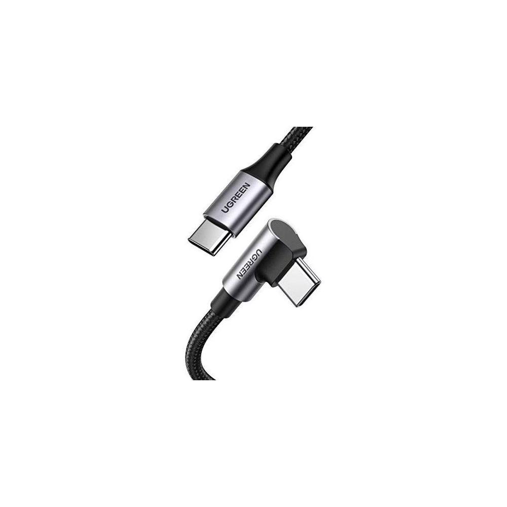 UGREEN  Câble UGREEN USB-C vers USB-C coudé, PD, 100W, 5A, 1m 