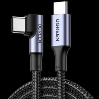 UGREEN  Câble UGREEN USB-C vers USB-C coudé, PD, 100W, 5A, 1m 