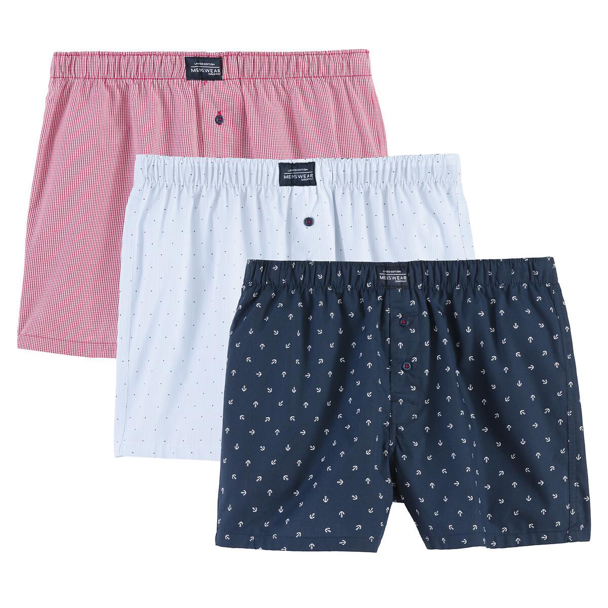 Image of 3er-pack Boxershorts Herren Blau L