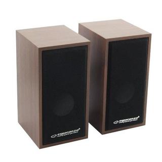 ESPERANZA  Esperanza - 2x Computerlautsprecher, USB - Holz 