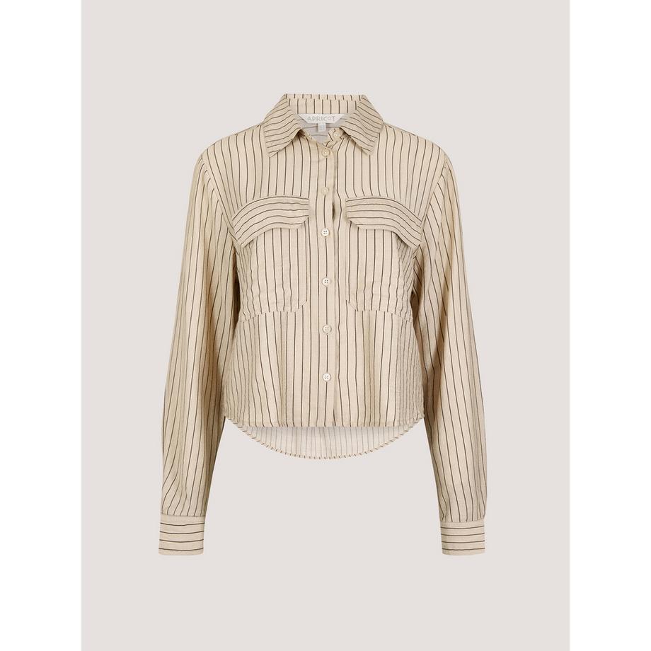 APRICOT Chemise rayée coupe carrée  