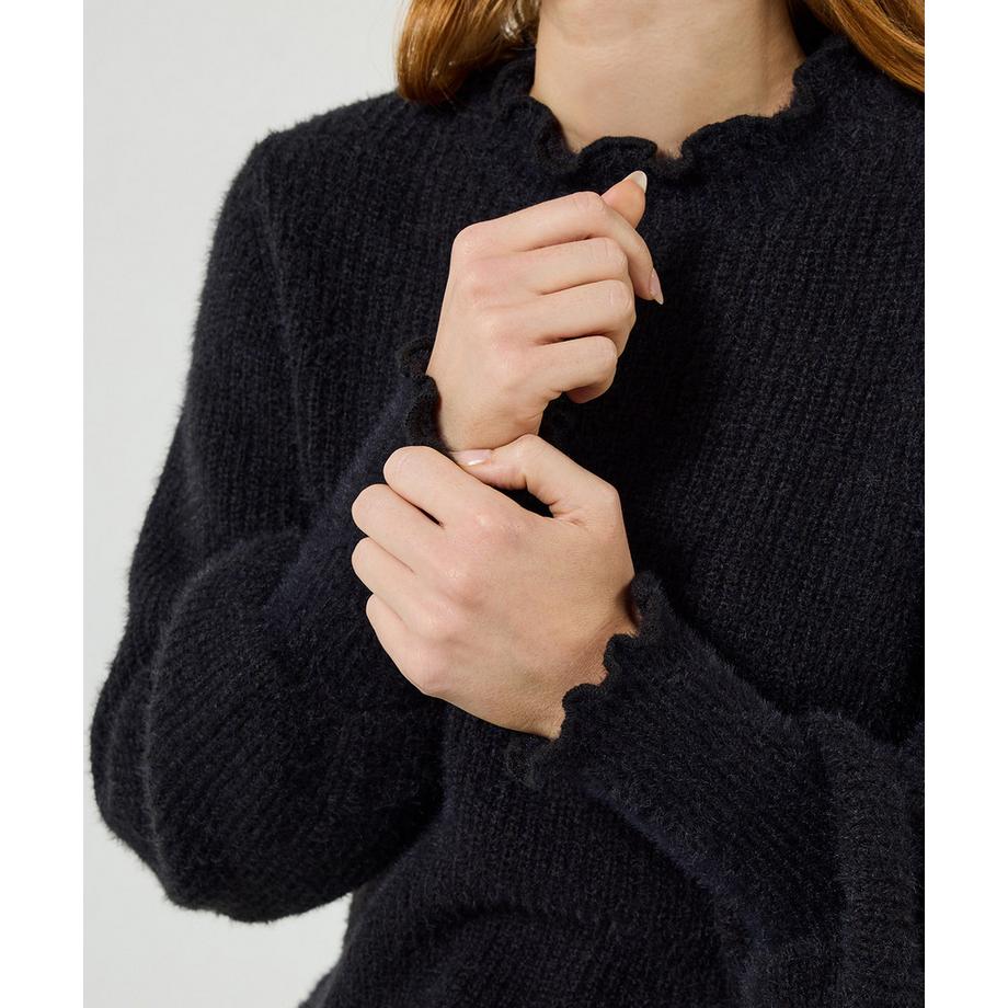 Joe Browns Pullover mit hohem Kragen gewelltem Halsausschnitt  