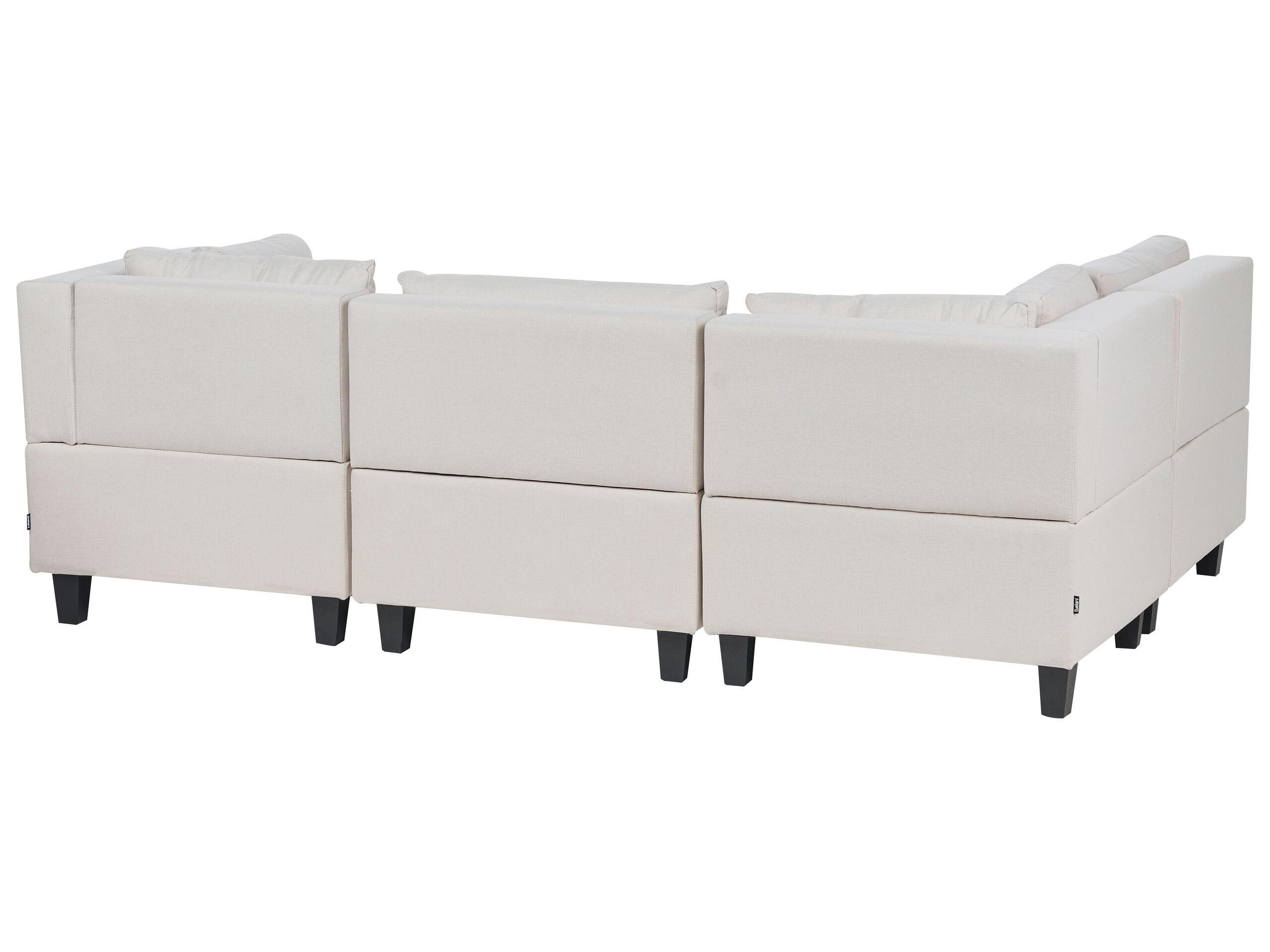 Beliani Ecksofa aus Polyester Modern UNSTAD  