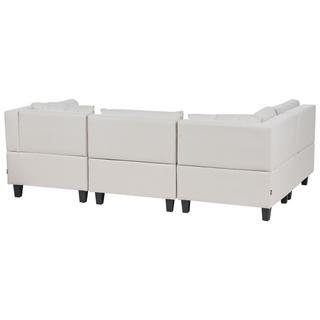 Beliani Ecksofa aus Polyester Modern UNSTAD  