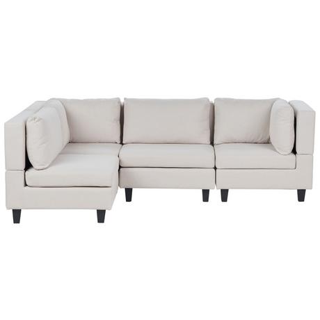 Beliani Ecksofa aus Polyester Modern UNSTAD  