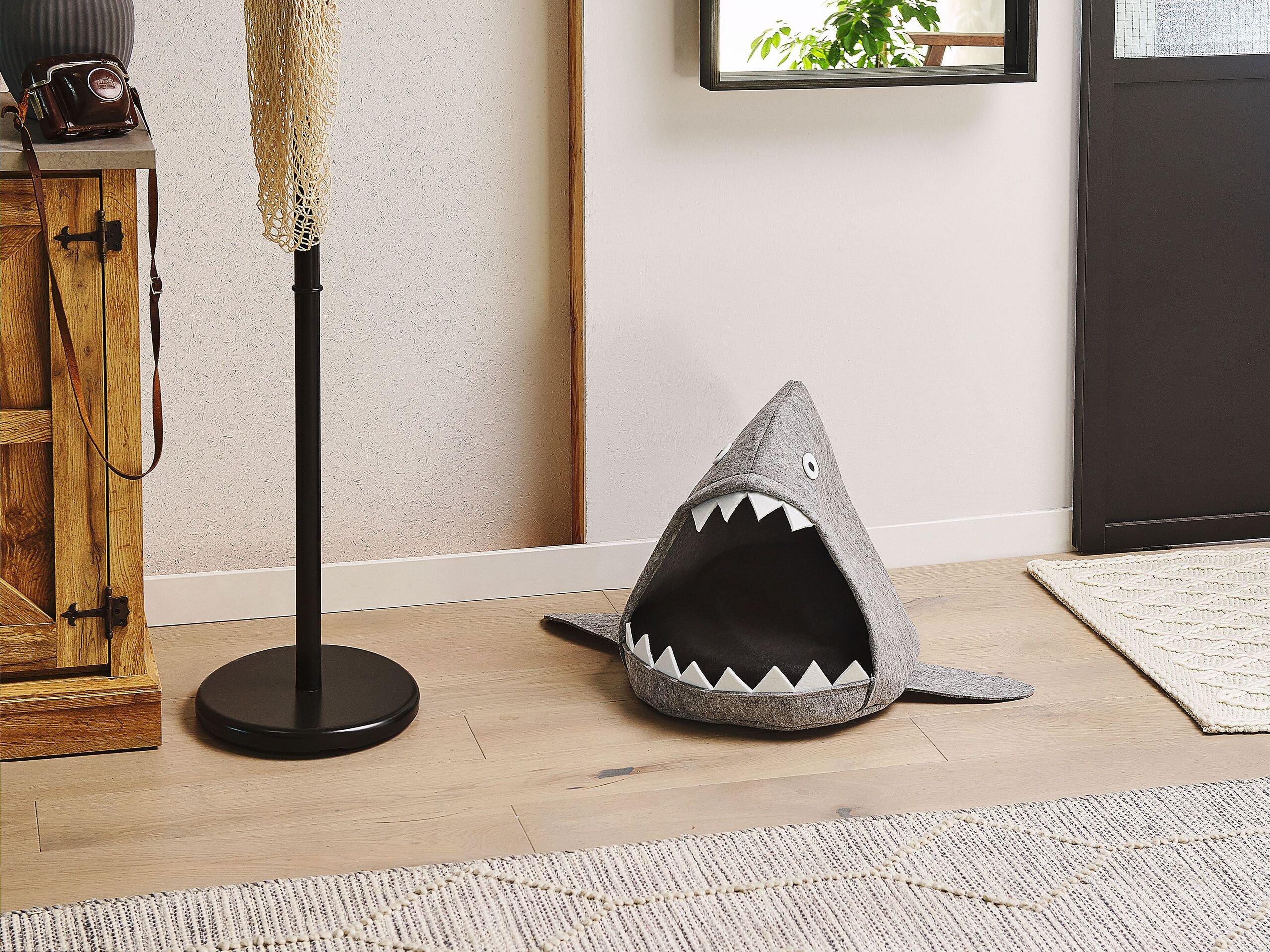 Beliani  Tierbett aus Filz Modern PIRANHA 