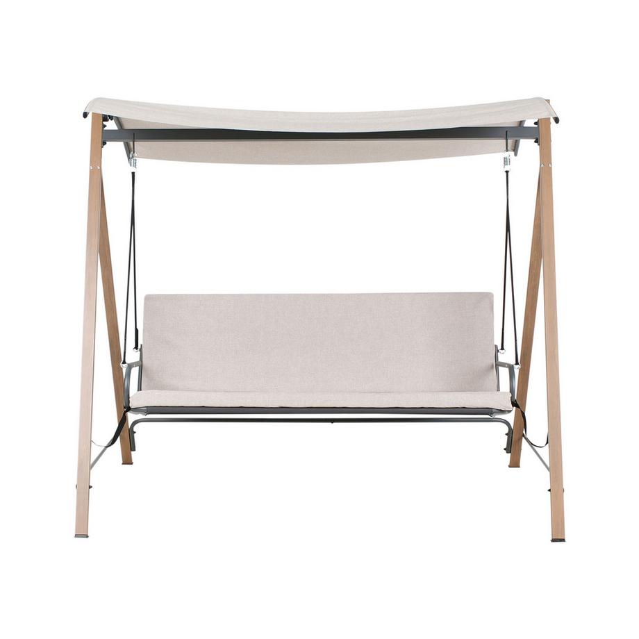 Beliani Balancelle de jardin en Acier Traditionnel BONAGIA  