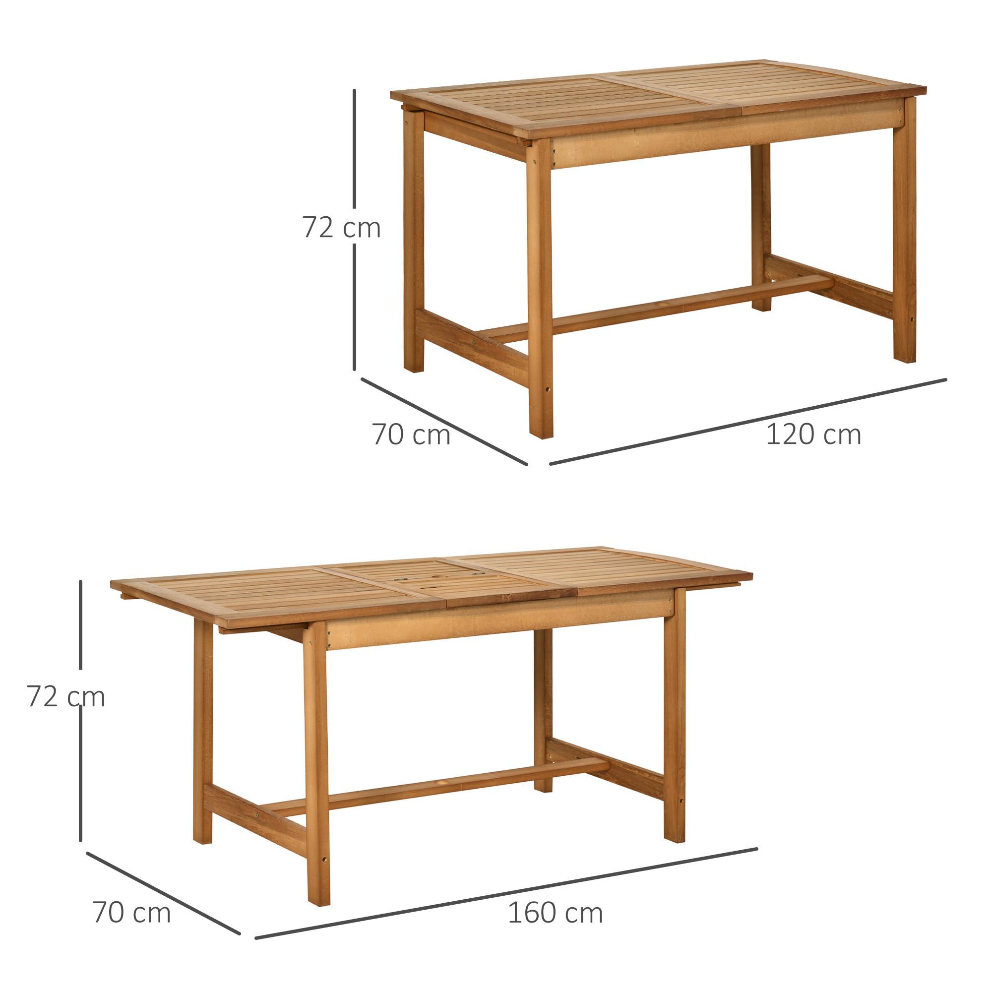 Outsunny Table extensible  